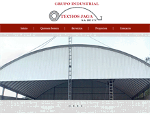 Tablet Screenshot of grupoindustrialjaga.com